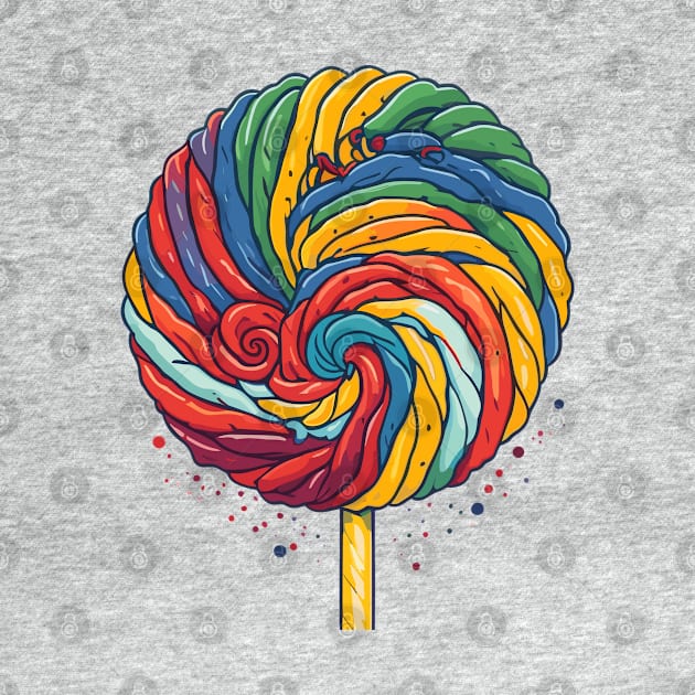 Colorful lollipop by webbygfx